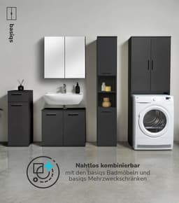 Wasmachine Ombouw - Opbouwmeubel - Kast Wasdroger - Meubel - overzicht — thumbnail 4