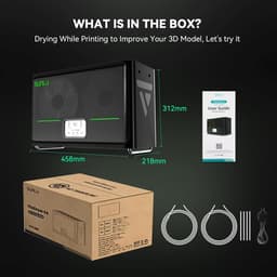 Filament Droogbox - Draad Droger - 3D Printen - Droogt 4 Spoelen - Tot 70°C - Zwart — thumbnail 5