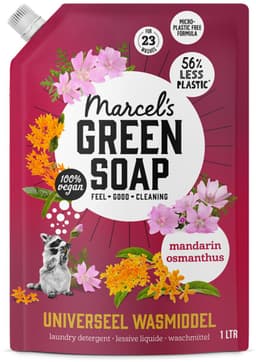 Marcel's Green Soap Wasmiddel Mandarin & Osmanthus Navulling 1000 ml — thumbnail 2