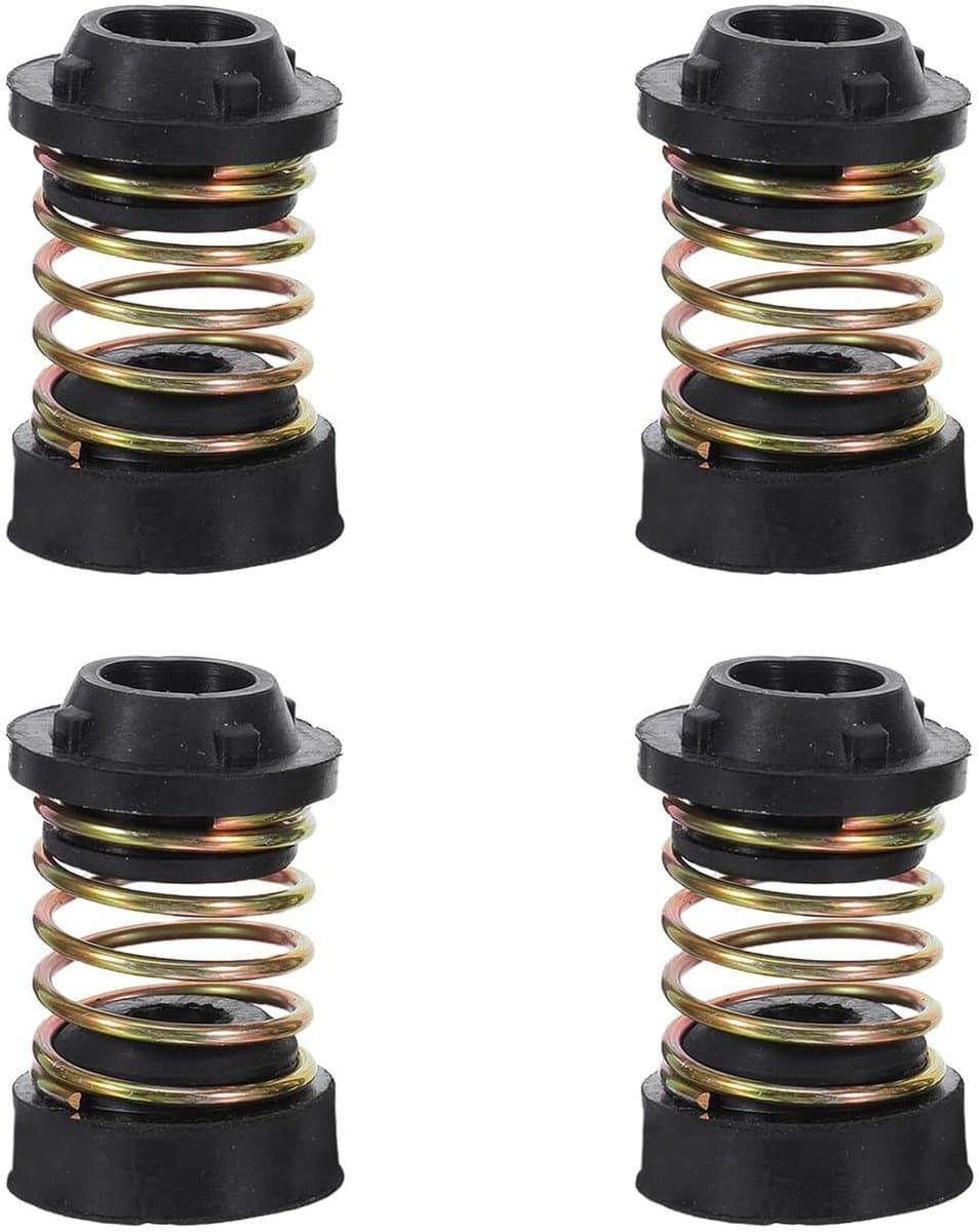 Schokdempers Airco - Trillingsdempers Apparaten - Apparaten Stabiliseren - Universele Pasvorm - 4 Stuks - Zwart — afbeelding 1