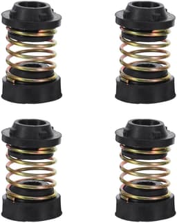 Schokdempers Airco - Trillingsdempers Apparaten - Apparaten Stabiliseren - Universele Pasvorm - 4 Stuks - Zwart — thumbnail 1
