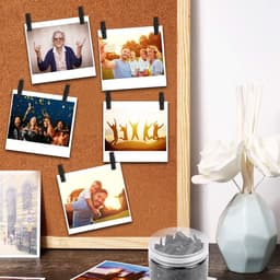 Houten Clips Punaises - Decoratieve Spelden - Foto's Ophangen - Nagels Vallen Niet Uit - 50 Stuks - Zwart — thumbnail 5