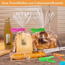 Wasknijpers met Opbergzak - Kledingklemmen Wasgoed Clips - Kleding Drogen - Windbestendig Ontwerp - 52 Stuks - Multicolor — thumbnail 3