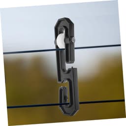 Kledinglijn Separator Tool - Waslijn Organizer - Ruimte Optimaliseren - Efficiënt Touw Management - 1450 cm - Zwart — thumbnail 2