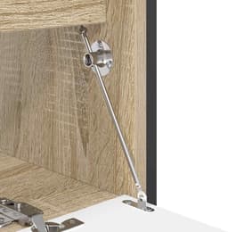 vidaXL - Trekkant-hengsel - 2 - pcs - Zilver - 190 - mm - IJzer — thumbnail 2