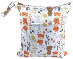 Natte tas 40 x 45 cm - Waterdichte waszak voor luiers, camping, reizen en gymgebruik