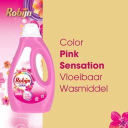 Robijn Vloeibaar Wasmiddel - Color Pink Sensation - 6 x 20 wasbeurten — thumbnail 2
