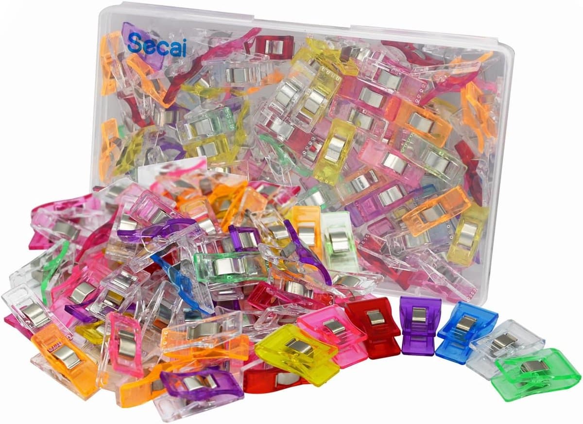 Naaiclips Knutselen - Quilt Clips - Stoffen Vastzetten - Grote Hoeveelheid - 80 Stuks - Veelkleurig — afbeelding 1