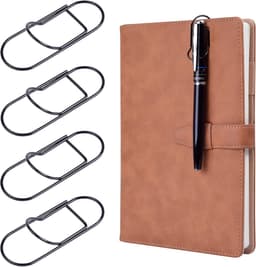 Roestvrijstalen Penclips voor Notitieboekjes en Boeken, 12 Stuks — thumbnail 1