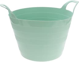 Excellent Houseware Flexibele wasmand - 3x - mintgroen - 30 liter - kunststof - 54 x 37 cm - met handvatten — thumbnail 3