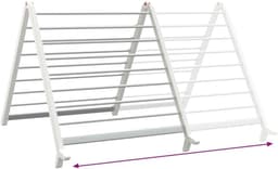 Droogrek Badkuip - Kledingdroger Uitschuifbaar - Ruimtebesparend Wassen - Corrosiebestendig Aluminium - 53-90 cm — thumbnail 5