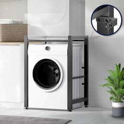 Universele Wasmachine Verhoger en Sokkel - Geschikt voor 2 Apparaten - Zwart — thumbnail 4