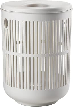 Grote Wasmand met Deksel 40x54 cm in Lichtgrijs - Stijlvol Scandinavisch Design — thumbnail 1