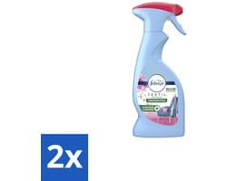 2 x Febreze – Textielspray – Roze Anjers – 375 ml - Textielgeur - Textielverzorging - Geurverwijdering - Textielspray - Roze Anjers