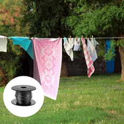 Waslijn Ophangkabel - Drooglijndraad Staalkabel - Buiten Kleding Drogen - Roestvrij Staal 30kg - 100 Meter Lengte - Zilver — thumbnail 4