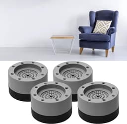 Anti-vibratie kussens - Wasmachine dempers - Apparaten stabiliseren - Verhoogt levensduur - 7x7x35 cm - Blauw zwart — thumbnail 3