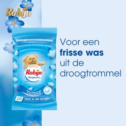 3 x Robijn Droogtrommeldoekjes Morgenfris 20 stuks per verpakking - Grootverpakking - Droogtrommeldoekjes - Wasgoed Drogen - Frisheid Droger - Wasgoed Verzorgen - Kleding Beschermen — thumbnail 4