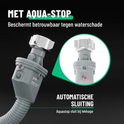 Universele Aquastop Slang - 1.5 m - Toevoerslang met Waterstop & Lekbeveiliging - Voor Wasmachine & Vaatwasser - 3/4" Aansluiting — thumbnail 2