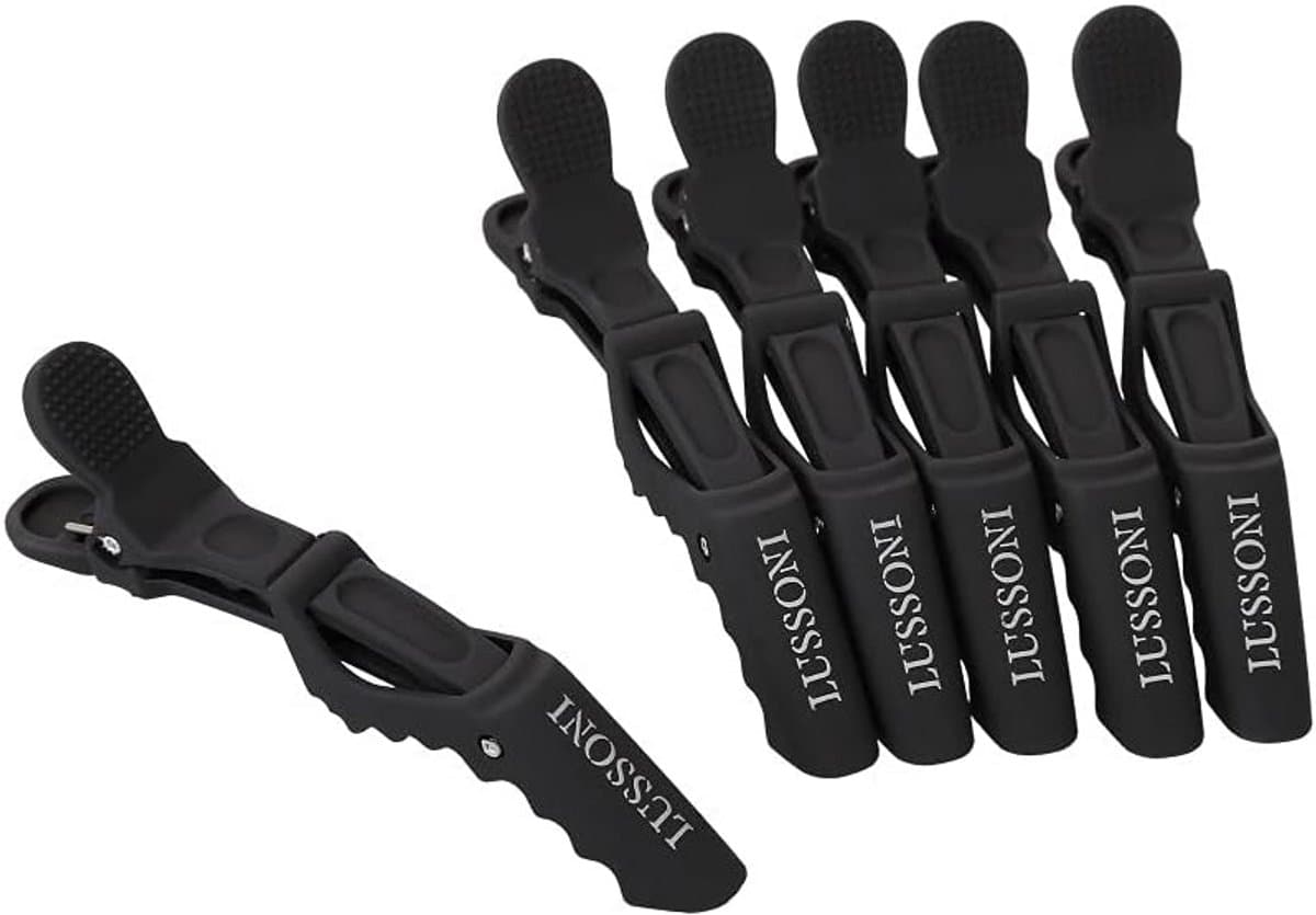 Professionele Haarclips Krokodillenstijl - 6 Stuks voor Knippen en Verven — afbeelding 1