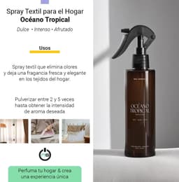 Textiel Spray - Geurverfrisser Kamer - Textiel Verfrissen - Langdurige Geur - 250 ml - Tropische Oceaan — thumbnail 3