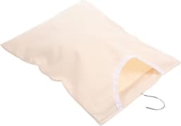 Wasknijper Opbergtas - Wasknijperhouder Hangzak - Wasknijpers Opbergen - 360 Graden Draaibare Haak - 32X27CM - Beige — thumbnail 1