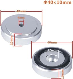 Set van 4 Geluidsisolerende Trillingdempers voor Audioapparatuur en Subwoofers — thumbnail 3