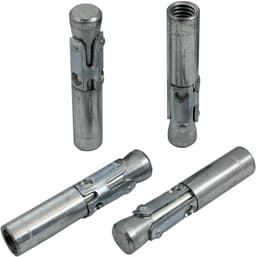 5x Zwaar Deuvelanker met Binnendraad M12x25mm - Gegalvaniseerd Betonanker voor Draadstangen en Bevestigingen — thumbnail 2
