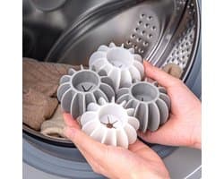 4-delige set herbruikbare wasballen Wasballen, geschikt voor wasmachines 1-delige set siliconen stoomdroogballen voor machines Wasballen Wasballen — afbeelding 1