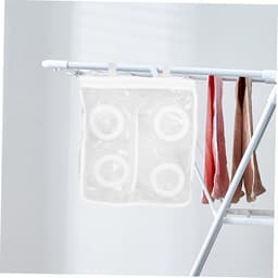 Waszak-waszak schoenen-waszak voor schoenen-5-delige schoenenwaszak - Netwaszak met rits - Verdikte bescherming voor wasmachines - Hangend ontwerp - Snel drogend en draagbare opslag - Wit - 36 x 30 x 12 cm — thumbnail 2