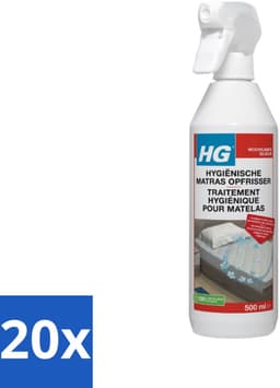 HG - Hygiënische Matras Opfrisser - Werkt Na 30 Minuten - Neutraliseert Nare Geurtjes - 500 ml - Bulkverpakking - 20 stuks — thumbnail 1