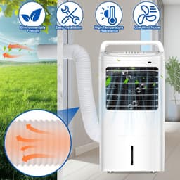 Uittrekbare afvoerslang voor draagbare airconditioning - 2m PP - diameter 15cm — thumbnail 2