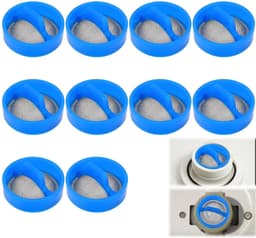 10 stuks, wasmachinefilter, wasmachineslangfilter, inlaatklepfilter, gaas, wasmachine-onderdelen vervangings- en reparatieset, geschikt voor automatische wasmachine-accessoires — thumbnail 1