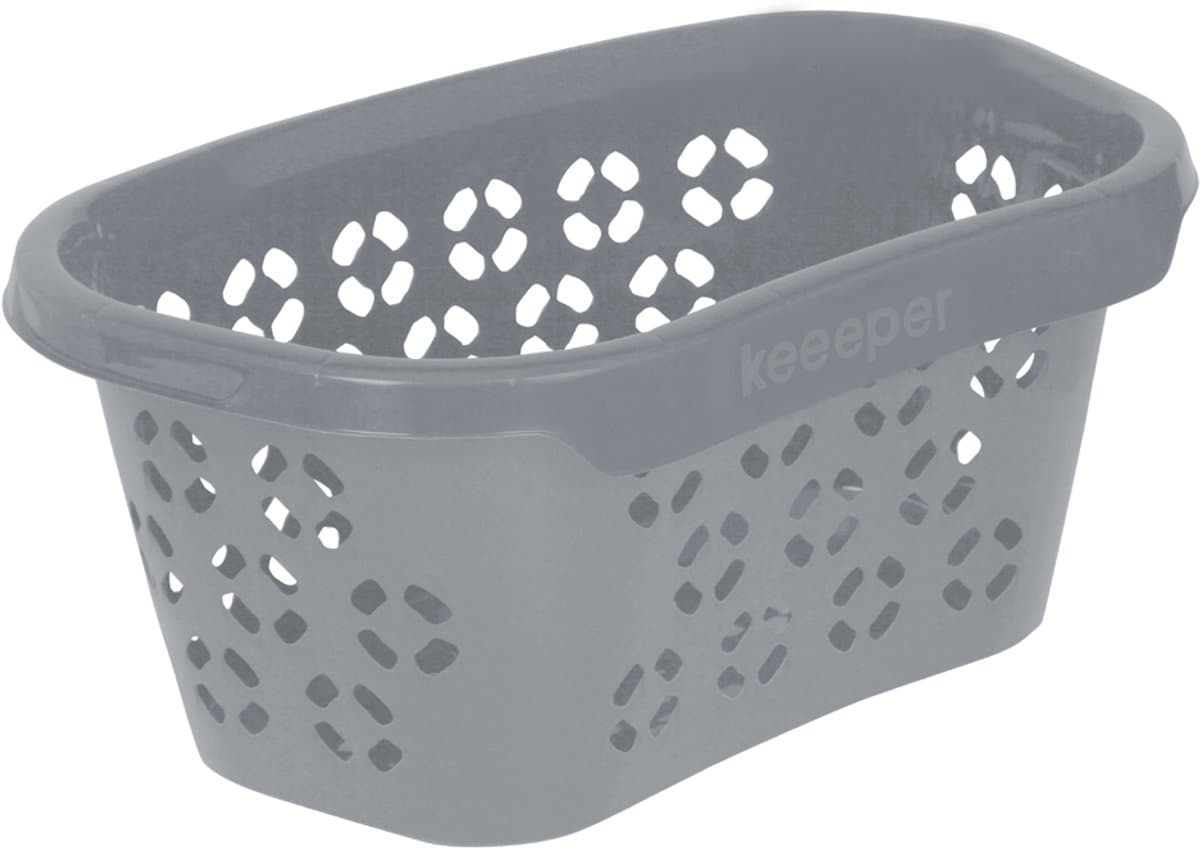 Wasmand 'anton', breedte: 575 mm, Scandinavisch roze — afbeelding 1
