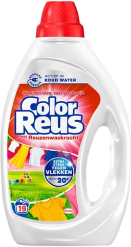 Witte Reus Wasmiddel Color Reus Gel 19 Wasbeurten - 855 ml — thumbnail 5