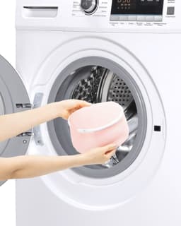 BH Waszakje met Rits -2 Stuks - Waszakken voor Wasgoed - Lingerie Waszakje - Wasnet - Waszak - Wasbol - laundry bag - Roze — thumbnail 2