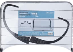 4goodz Droogrek Inklapbaar balkon/deur 3 meter - 51x35x22 cm - Zilver — thumbnail 2