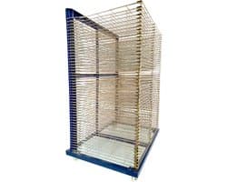 Mobiel Droogrek 50 bladen van 65x100cm - voor atelier, school en kunstenaarsinstelling — afbeelding 1