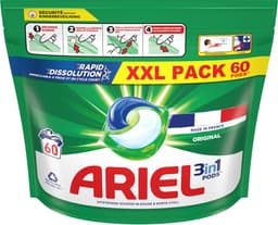 Ariel 3in1 Wasmiddel Pods - Original - 2 x 60 Wasbeurten - Voordeelverpakking — thumbnail 1