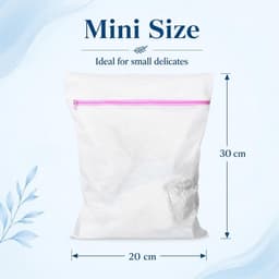 Set van 8 fijne waszakken met ritssluiting, 20 x 30 cm, ideaal voor ondergoed, sokken en delicate kleding, perfect voor reizen en studentenhuizen — thumbnail 5