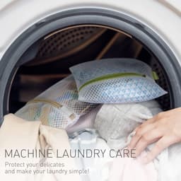 Herbruikbare en Duurzame Mesh Waszakken voor Delicate Kleding, Ondergoed en Babykleding - 5 Verschillende Maten voor Optimaal Bescherming en Wasgemak — thumbnail 3
