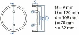 Universele rubber pads voor krikken - set van 4 - antislip - veilig tillen van voertuigen - ShopVlot — thumbnail 5