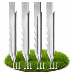 Grondanker - Gegalvaniseerd staal - 4 stuks — thumbnail 1