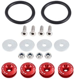 Dailygoods- Sluitring Aluminiumlegering - Bevestigingsset - Motorruimte - Schroef - O-ring - Eenvoudige installatie - Set van 4 stuks — thumbnail 1