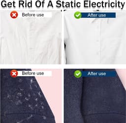Antistatische spray voor kleding, textiel, meubels en auto - 100ml, vermindert statische elektriciteit — thumbnail 3