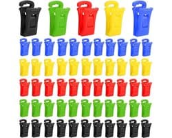 Dailygoods - 60 Stuks Wasclips voor Sokken - Kleur Mix voor Opbergen