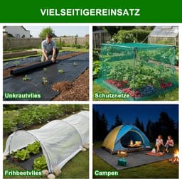 SnelShoppen - 100 U-vormige grondankers met 100 bufferdisc, worteldoek en haakset voor tuin, gazonrand, moestuin en buisbevestiging - Duurzaam verzink — thumbnail 5