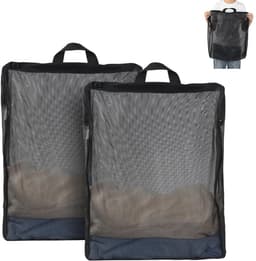 Solidchoice - Set van 2 Vouwbare Wasnetten met Rits voor Gevoelige Kleding — thumbnail 1