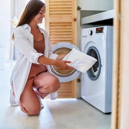 SnelShoppen - Set van 4 wasnetten voor wasmachine met verborgen ritssluitingen, robuust en duurzaam, waszak voor overhemden, beha's, sokken, ondergoed — thumbnail 2