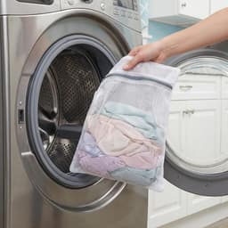 Herbruikbare Mesh Waszakjes - 4 Stuks Waszakken voor Wasmachine | 50 x 60 cm en 40 x 50 cm voor Sokken, Truien en Onderkleding met Ritssluiting — thumbnail 3