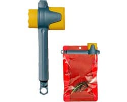 Voedselzak Clips - Zaksluiters Keuken - Levensmiddelen Bewaren - Met Schenktuit - 14 cm Diameter - Paarsblauw